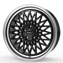 Borbet B black rim polished