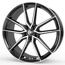R3 Wheels R3H02 phantom black polished