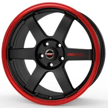Borbet DB8GT2 black matt rim red