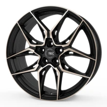 Tec Speedwheels GT9 schwarz-matt-frontpoliert Shadow Edition