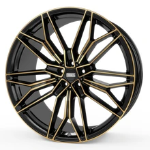 Fondmetal STC-23 Black Clearcoat Glossy Gold Machined