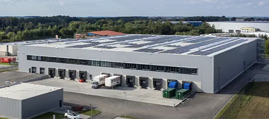 Nouveau centre logistique à Großschirma